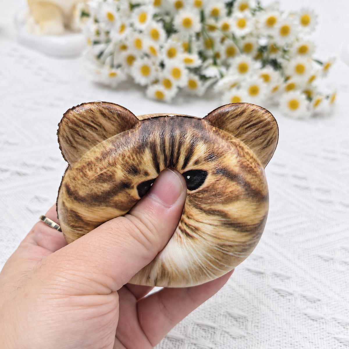 Cat Head Squishy – Foam Stress Relief Toy