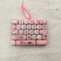 Keyboard Fidget Keychain – 14-Key & 26-Key Designs