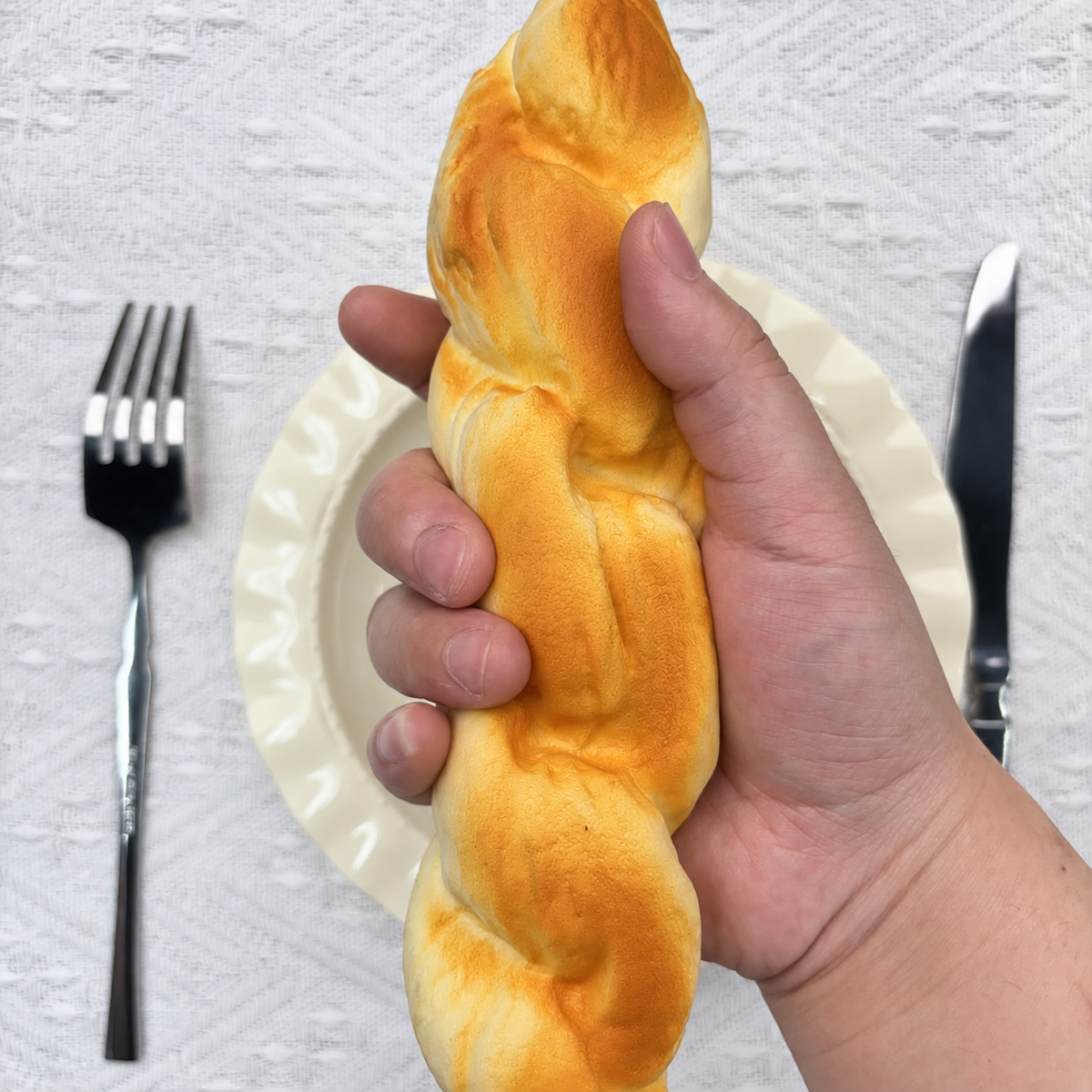 Bread squishy set – handheld long detail