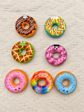 Colorful donut set with all seven assorted designs