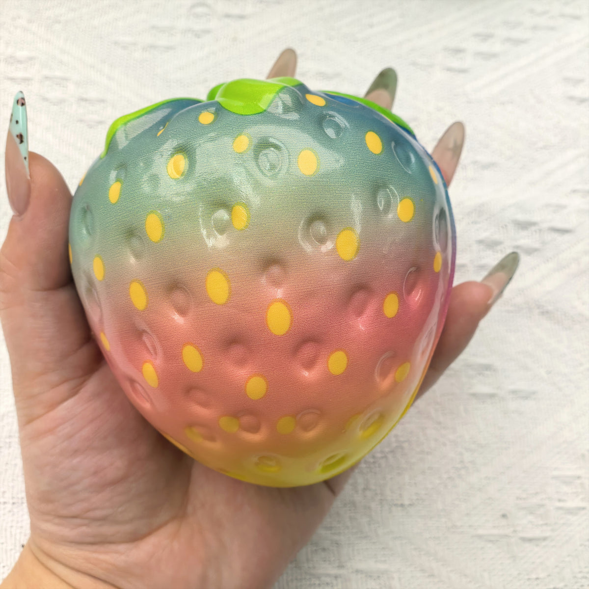 Colorful strawberry squishy, assorted color example
