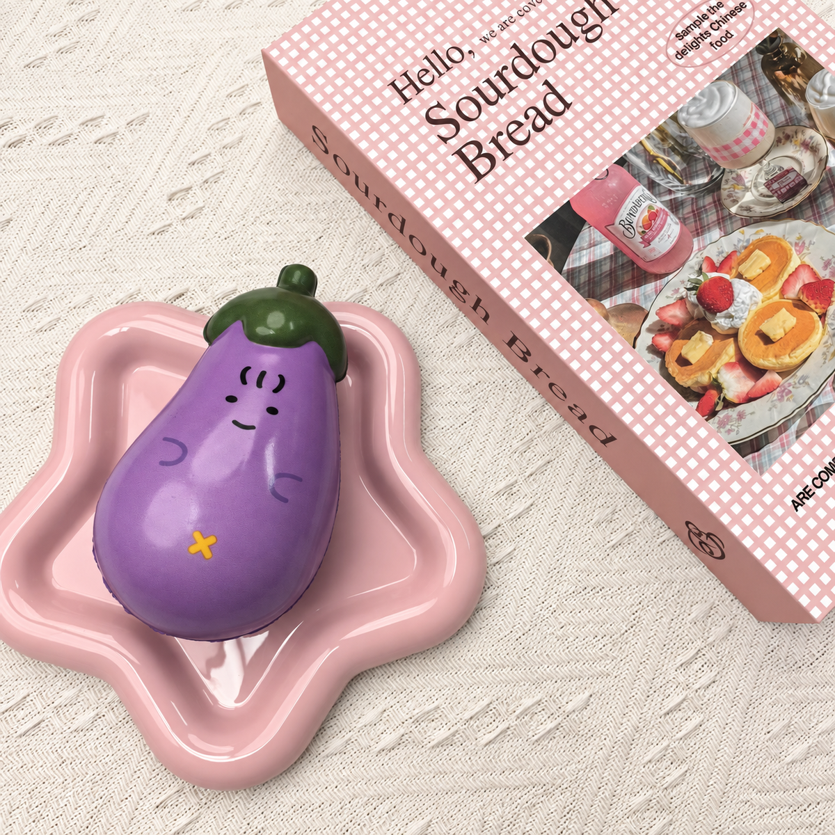 Eggplant Squishy – Slow-Rising Stress Relief Toy