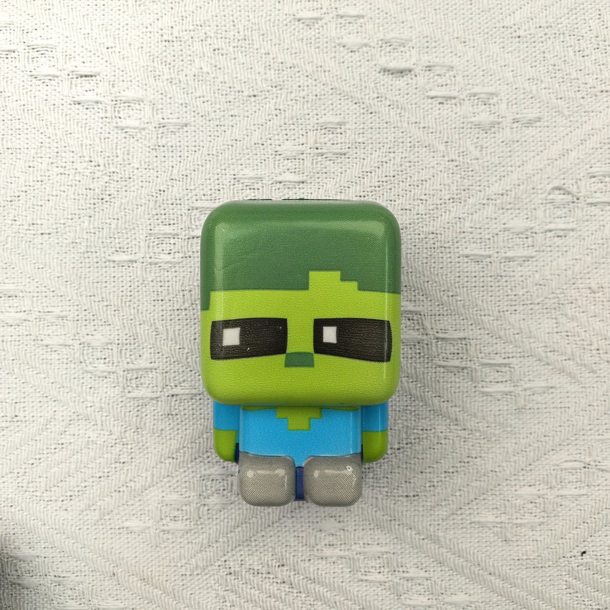 Minecraft-style five-piece PU squishy set. Detail or group view; decorative props are not included.