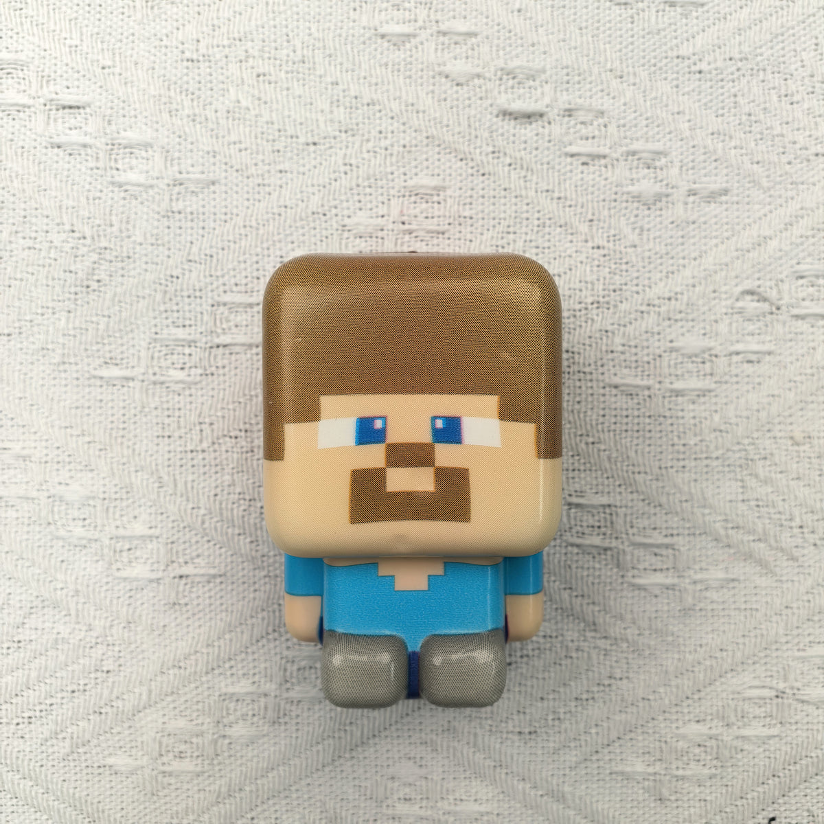 Minecraft-style five-piece PU squishy set. Detail or group view; decorative props are not included.
