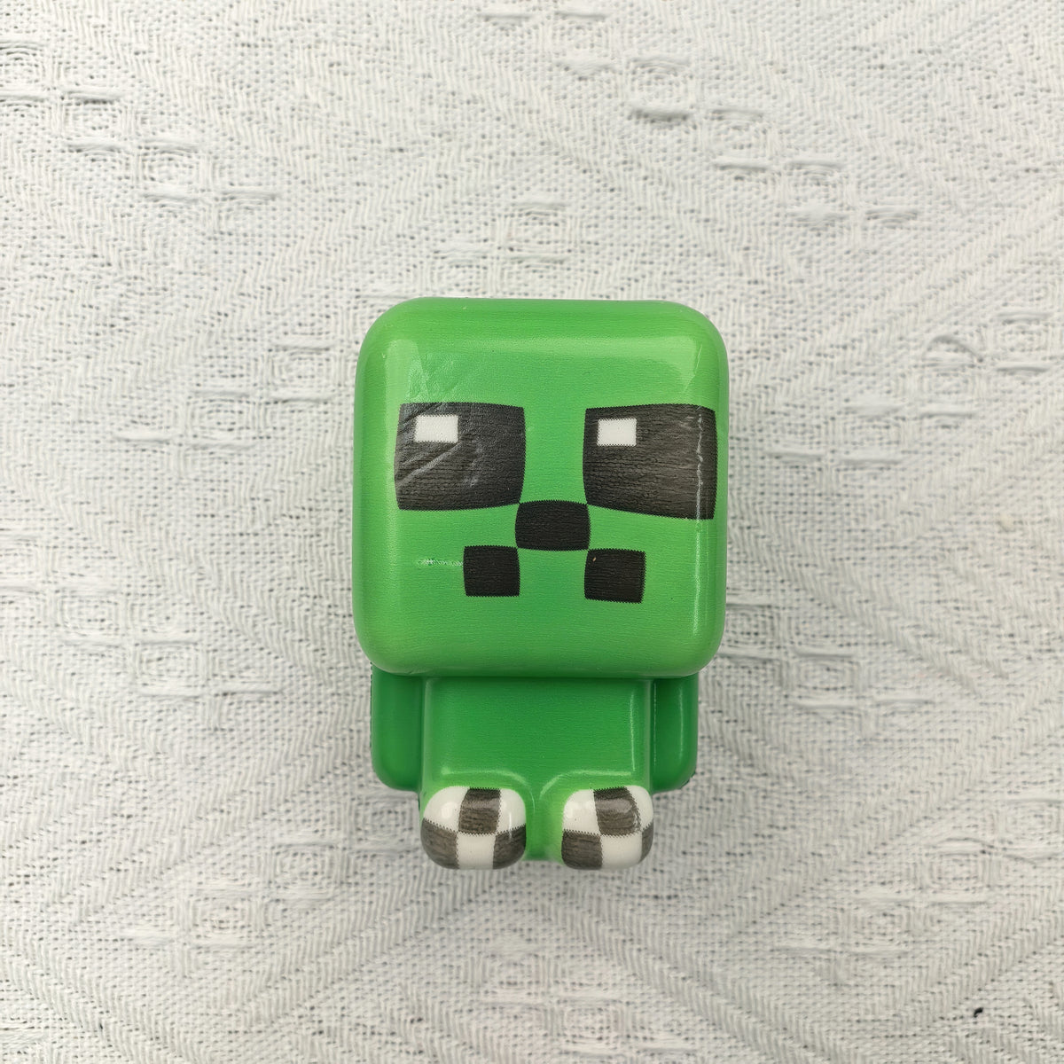 Minecraft-style five-piece PU squishy set. Detail or group view; decorative props are not included.