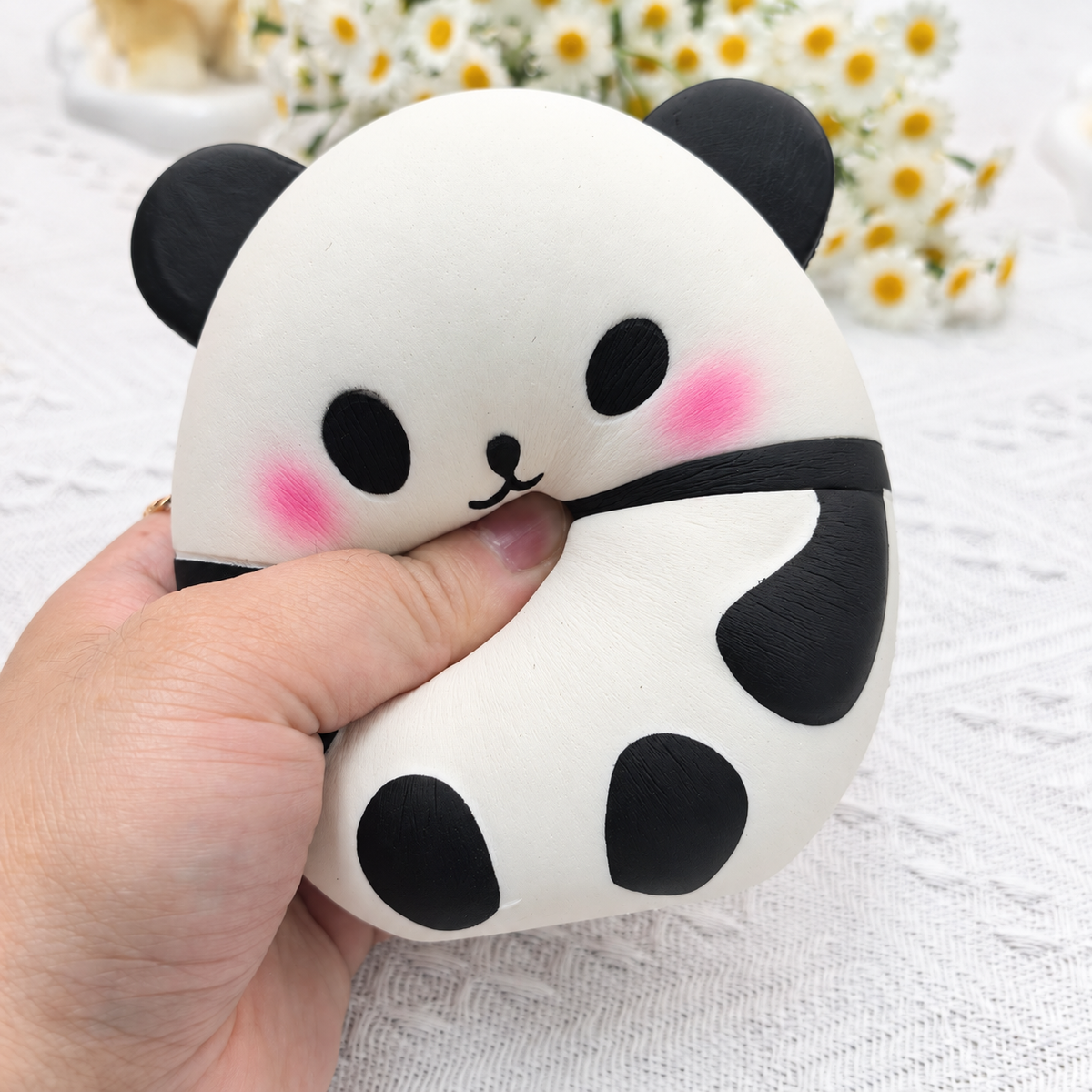 Panda Egg Squishy – Slow-Rising Toy