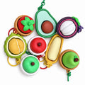 Food Fidget Keychain – Clickable Bag Charm
